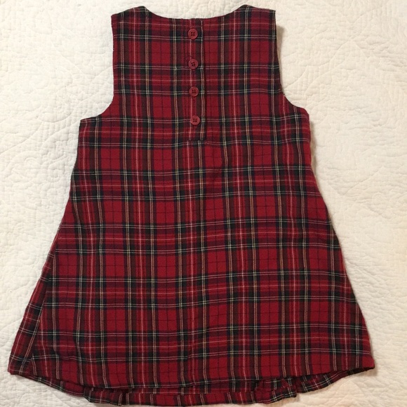 Girl’s Plaid Jumper Size 3T - Picture 2 of 3